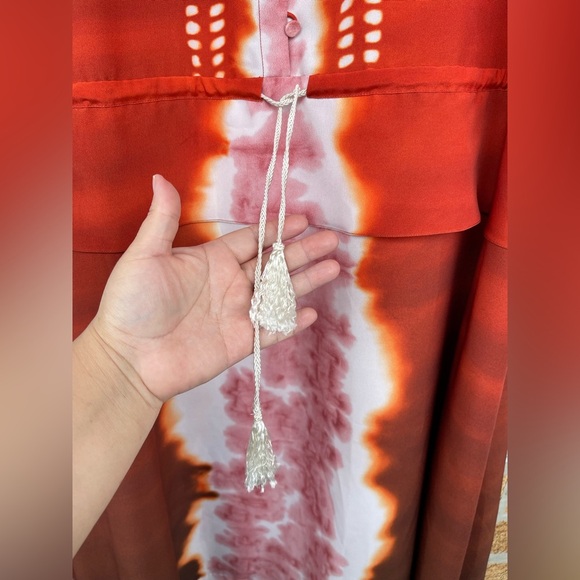 ALTUZARRA
Penelope Dyed Gradient Asymmetric Midi-Dress SIZE 46/16 - Picture 7 of 17